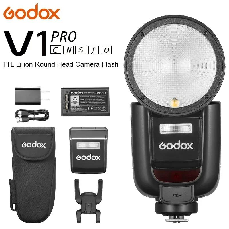 Godox V1 Pro V1-C V1-N V1-S V1-F Pro TTL Ƭ ̿   ī޶ ÷,  ǵ Ʈ, ĳ    øǪ